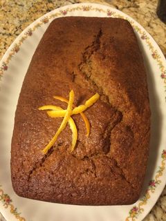 Una foto de Bizcocho con un toque de avena y naranja