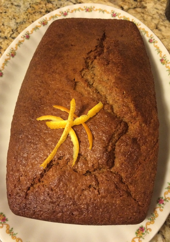 Una foto de Bizcocho con un toque de avena y naranja