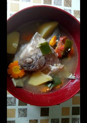 Foto resep Sup ikan bawal(laut)