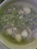 Sup burkoli chicken telur puyuh