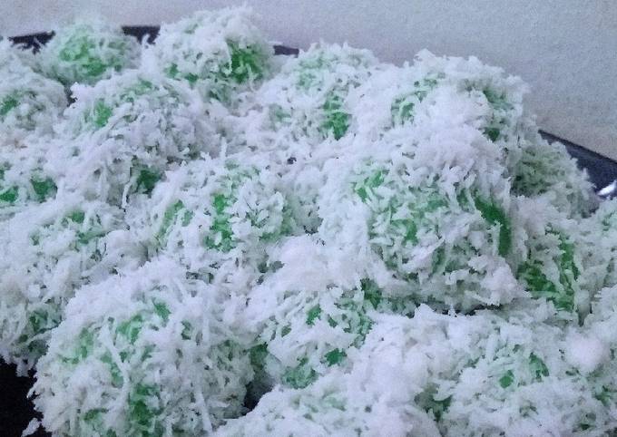 Cara Membuat Jaje Klepon (kue basah khas bali), Enak