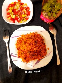 عکسی از دستور لوبیاپلو با دارچین (به سبک پدرجان)