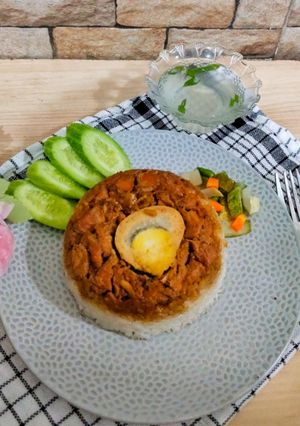 Foto resep Nasi Tim Ayam