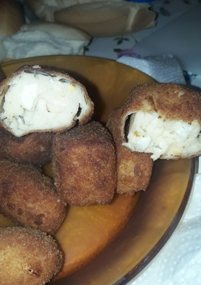 Una foto de Croquetas de huevo