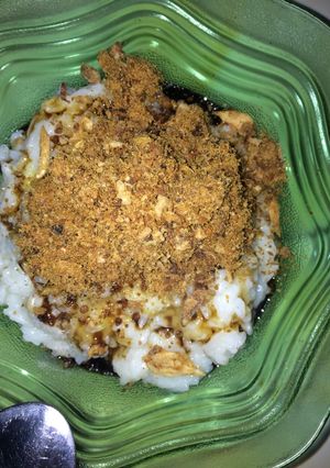 Foto resep 65. Bubur ayam tapi pake abon