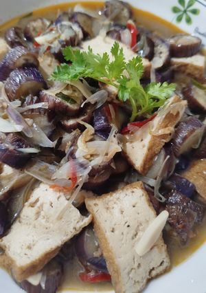 Foto resep Tumis Terong Tahu Pedas
