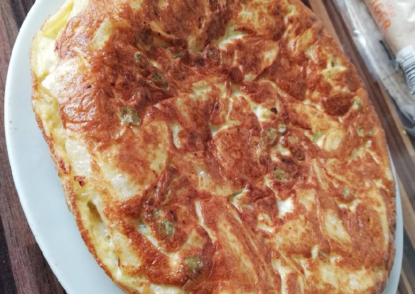 Tortilla de patatas sin aceite