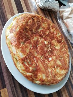 Una foto de Tortilla de patatas sin aceite