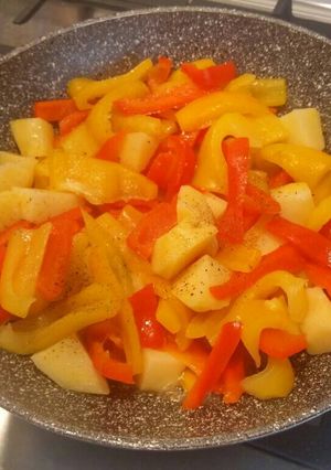 Foto di Patate e peperoni