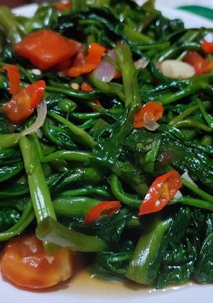 Foto resep Tumis Kangkung ala Resto