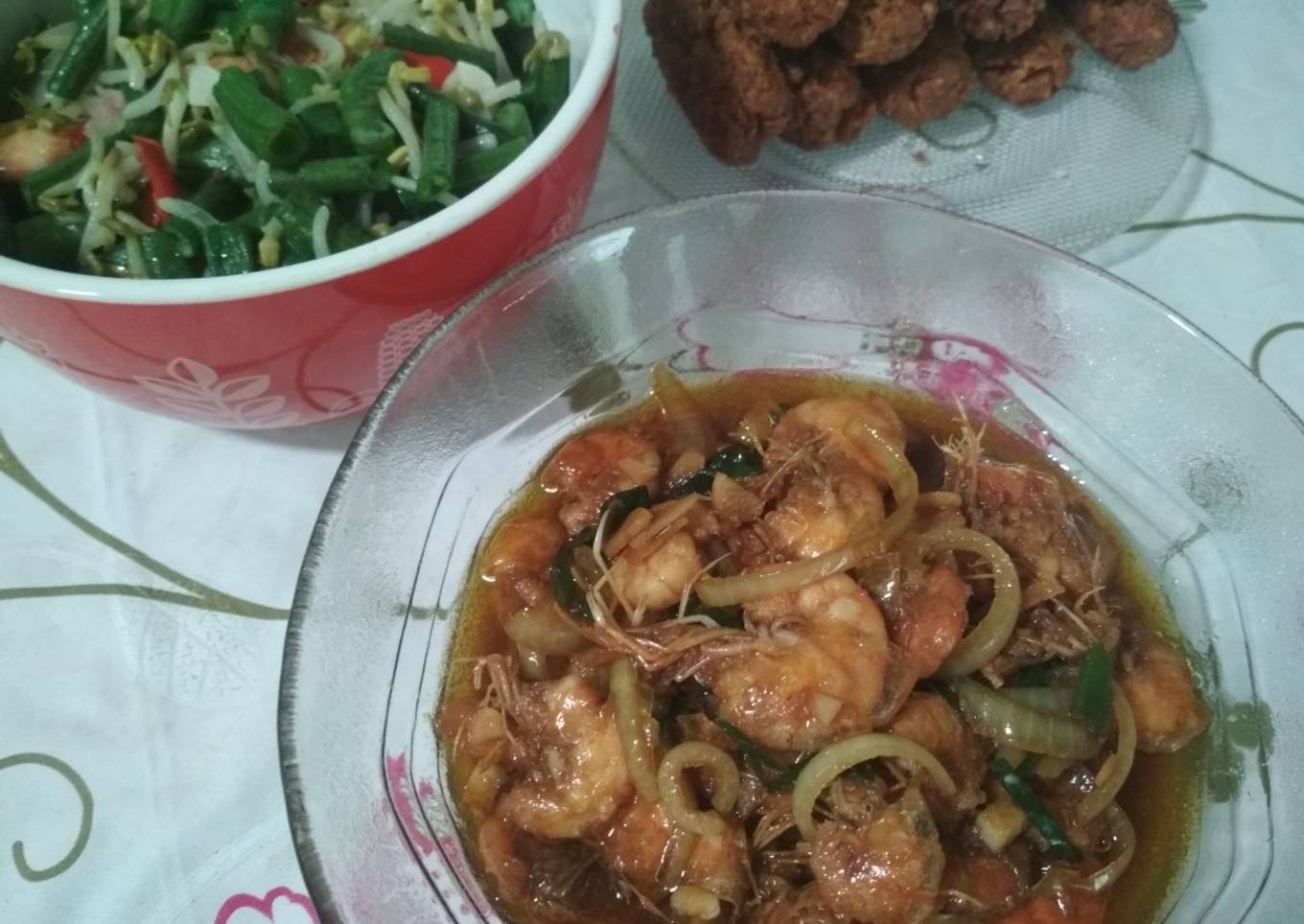 Udang saus mentega