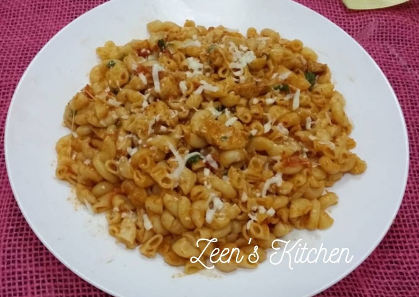 Indian Style Masala Cheesy Macaroni