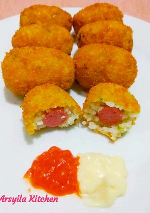 Foto resep Sosis Gulung Nasi