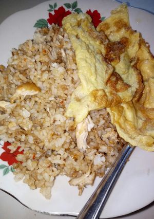 Foto resep Nasi goreng seadanya