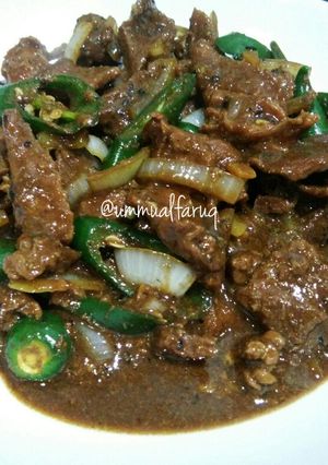 Foto resep Sapi Lada Hitam