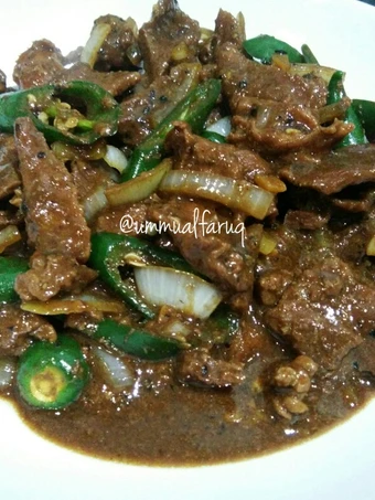 Cara Mudah Membuat Resep Sapi Lada Hitam yang Enak Banget