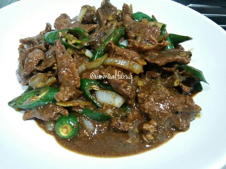 Cara Mudah Membuat Resep Sapi Lada Hitam yang Enak Banget