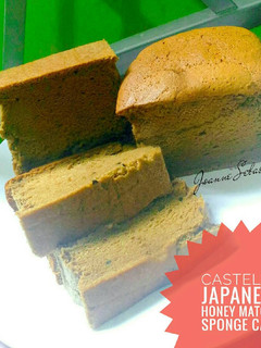 Foto resep Castella Japanese Honey Matcha Sponge Cake