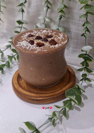 عکسی از دستور معجون موز و خرما 😋