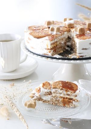 Foto de Bolo de Bolacha, Café e Caramelo