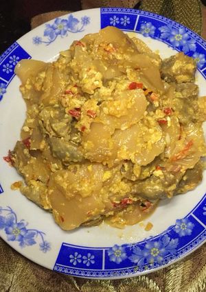Foto resep Seblak bakso telur basah