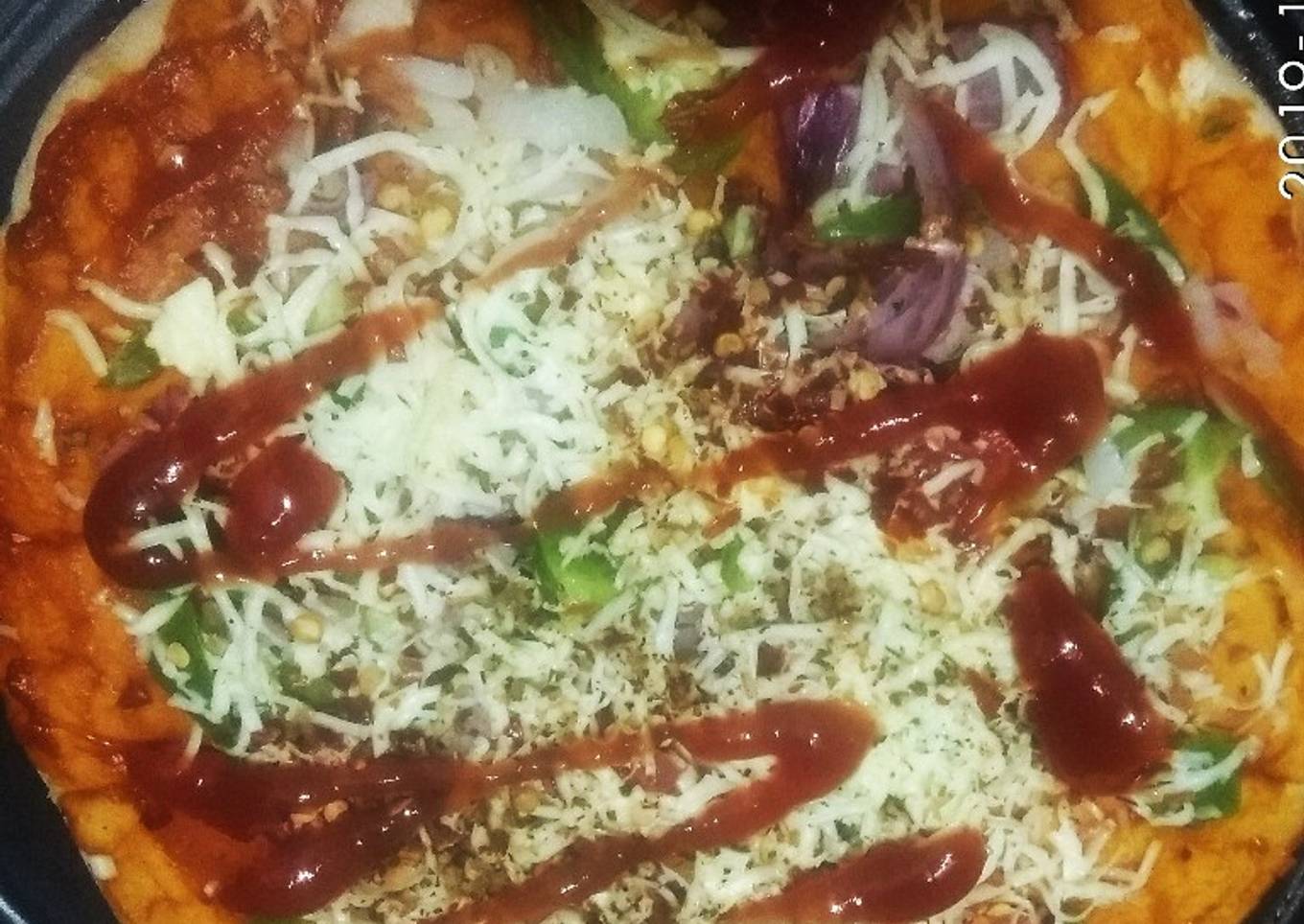 Vegetable pizza