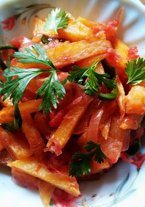 A picture of Masala chips.