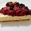 Cheesecake frío con frutos rojos (sin horno)