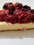Cheesecake frío con frutos rojos (sin horno)