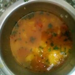 A picture of Yellow moong daal.