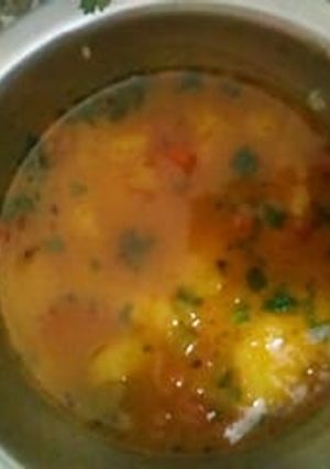 A picture of Yellow moong daal.