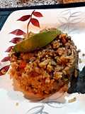 Arroz frito con Pollo (Estilo chino)