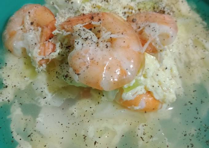 Cara Praktis Memasak Sup Telur Tahu Udang Yang Maknyuss