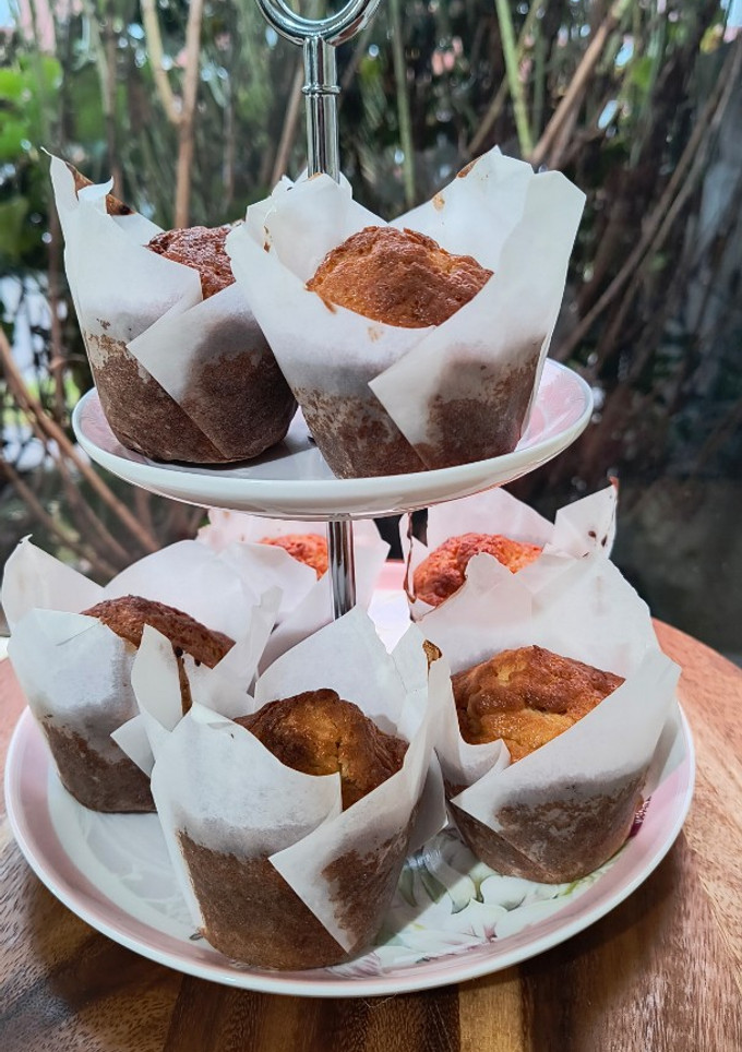 Una foto de Muffins de manzana