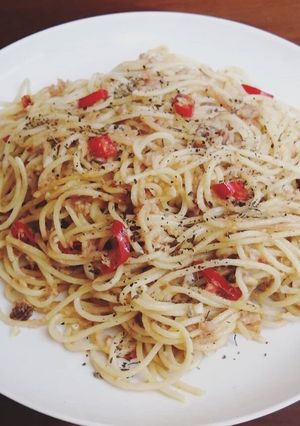 Foto resep Spicy tuna agli olio