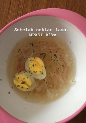 Foto resep Sop telur puyuh sohun MPASI 10 Bulan
