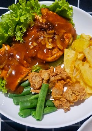 Foto resep BBQ Mayo Chicken Steak 🍖