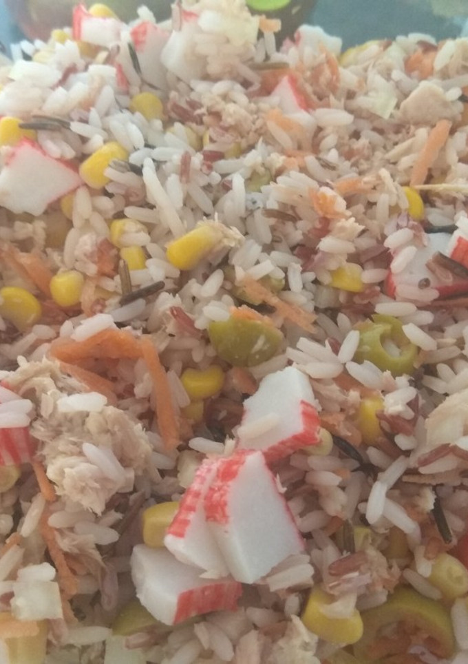Una foto de Ensalada de arroz