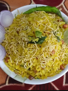 A picture of Kanda Batata Poha.