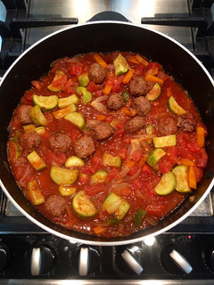عکسی از دستور خوراک کدو و گوشت قلقلی