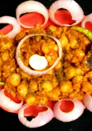 A picture of Punjabi chole.