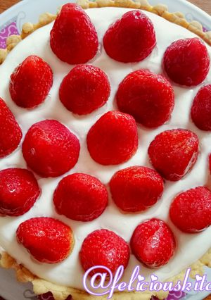 Foto resep Strawberry Cheese Tart 🍓🍓🍓