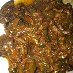 A picture of Fried Omena.