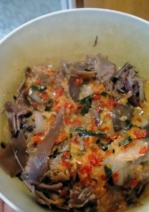 Foto resep Pecel ontong/ jantung pisang/ tuntut