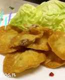 Bánh bắp tôm chiên