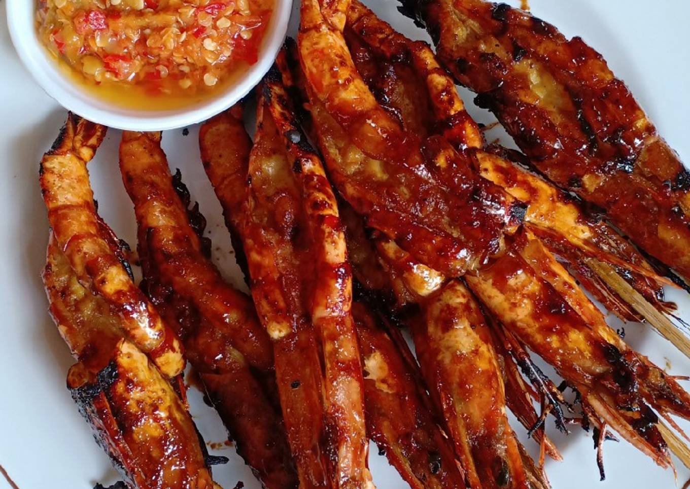 Udang bago bakar madu