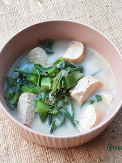Foto resep Bobor Tahu Pucuk Labu