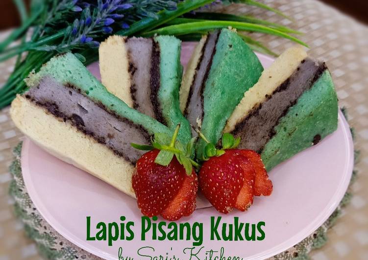 Lapis Pisang Kukus