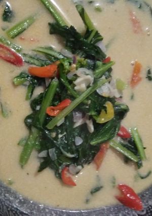 Foto resep Tumis sawi kuah santan