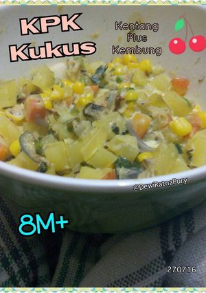 Foto resep MPASI-Kukus KPK (Kentang plus kembung)
